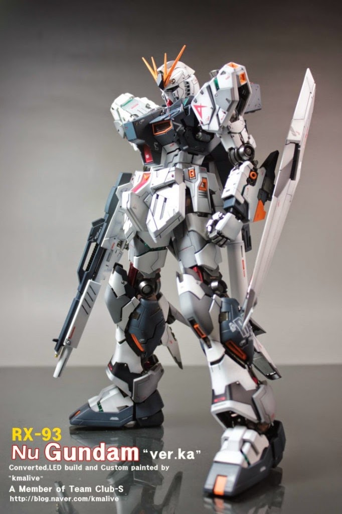 MG 1/100 RX-93 nu Gundam Ver. Ka - Custom Build With Full LED Function