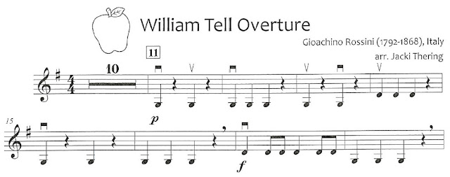 William Tell Overture elementary orchestra arrangement