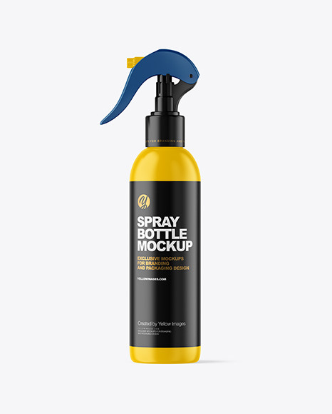 Download Matte Spray Bottle Mockup Yellowimages Mockups