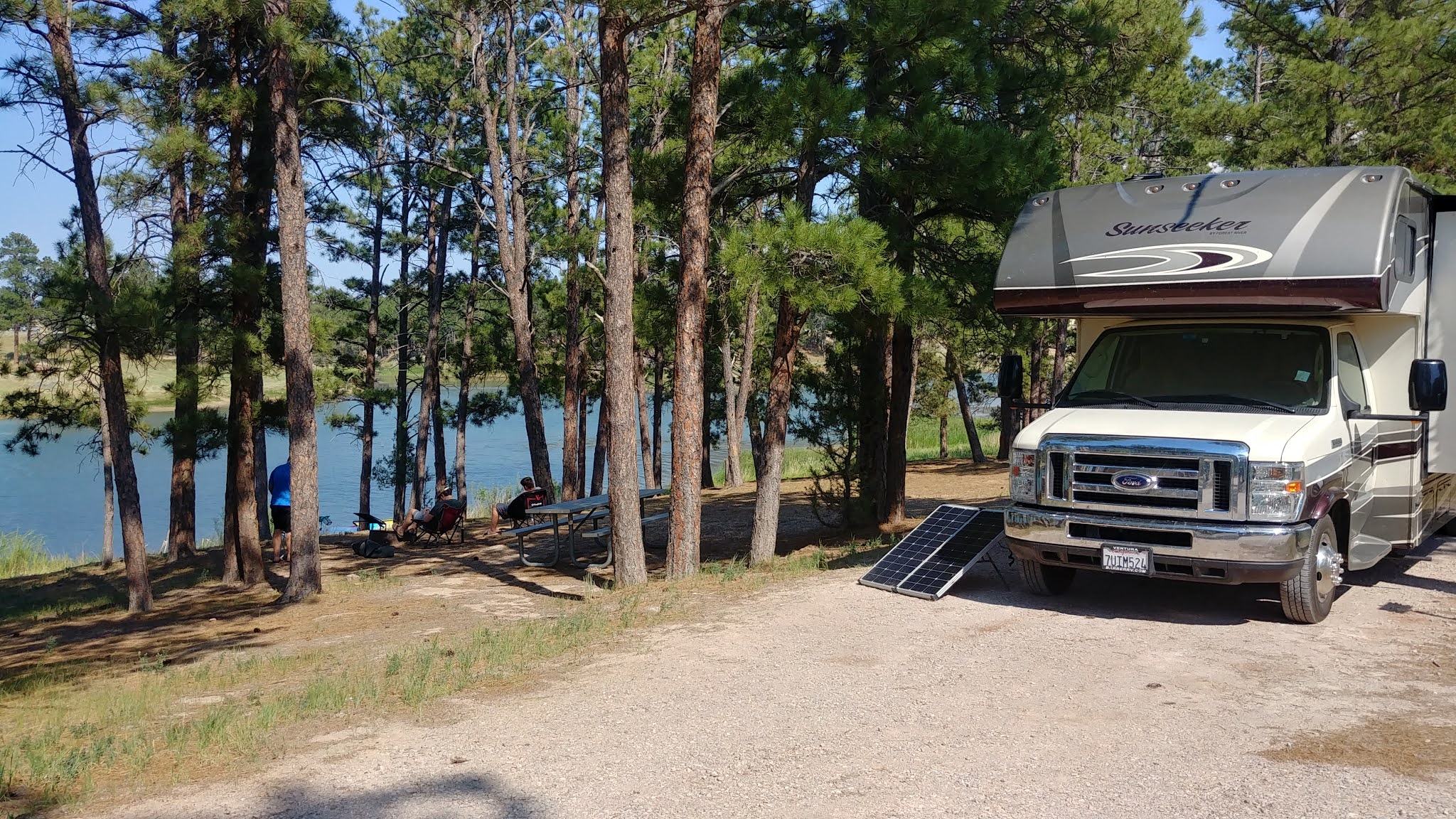 Arch Rock Campground, Keyhole State Park, Moorcroft, Wyoming
