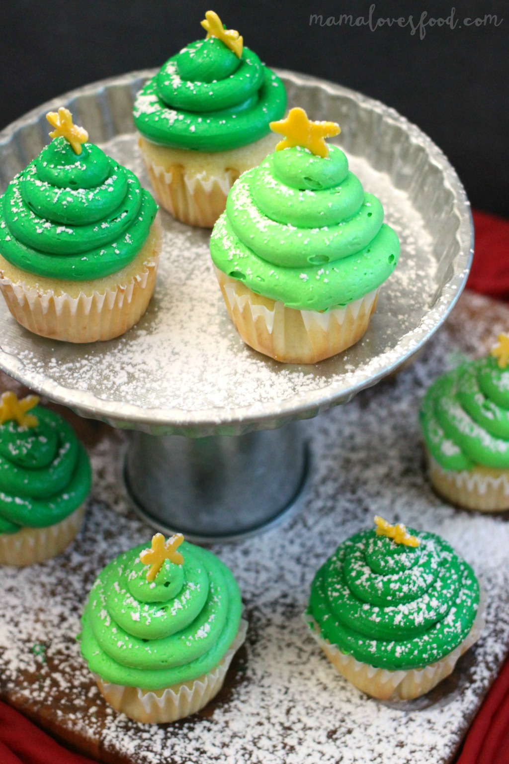 Christmas Tree Cupcakes The Crafting Chicks