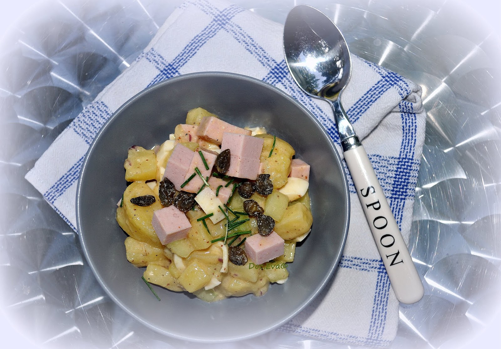 Salat satt … oder Kartoffelsalat mit Leberkäse