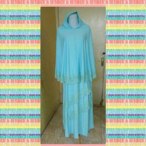 Gamis Syari Renda TA Biru Terbaru - putrigamisshop Gamis-Syari-Renda-TA-Biru-Terbaru