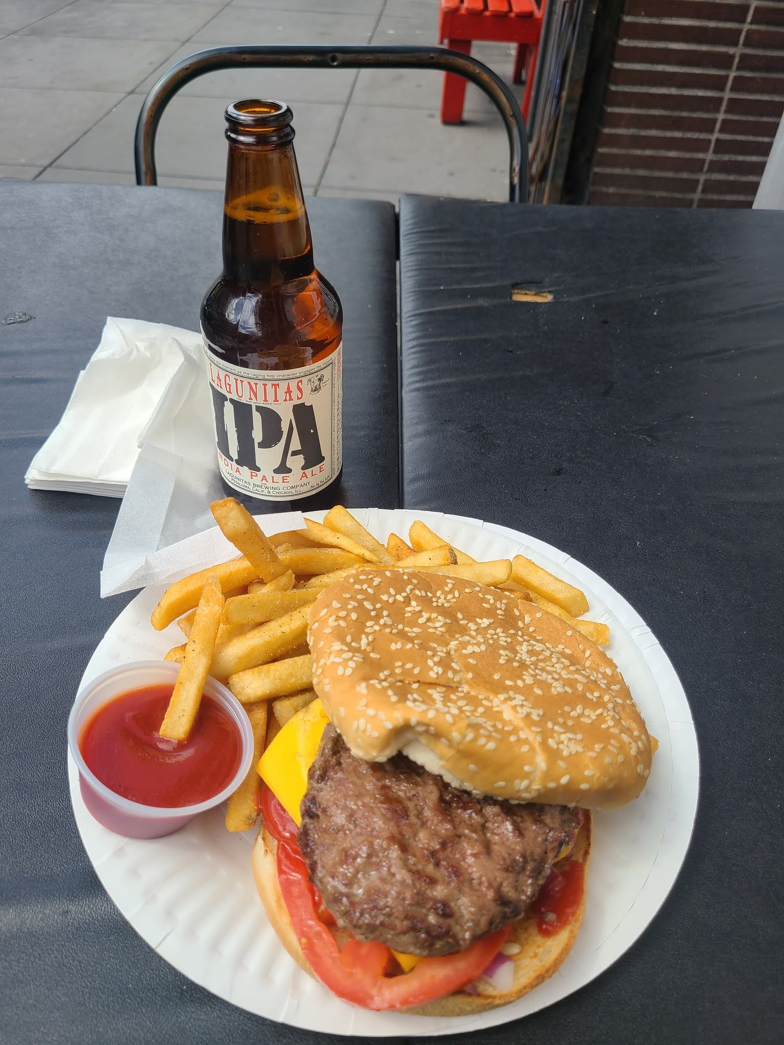 Adventures in Weseland Eating at Sam Burgers