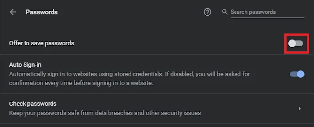Cara Disable Pop-Up Save Password di Chrome Cara Disable Pop-Up Save Password di Chrome