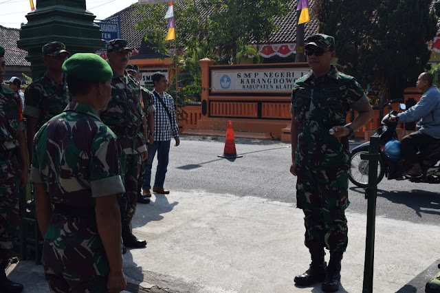 Dandim 0723/Klaten Laksanakan Kunker ke Koramil 17/Karangdowo