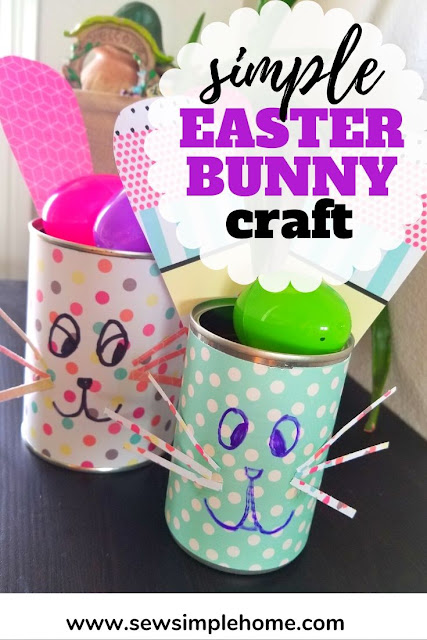 Get ready for the Easter holiday season with this simple bunny craft for preschoolers.