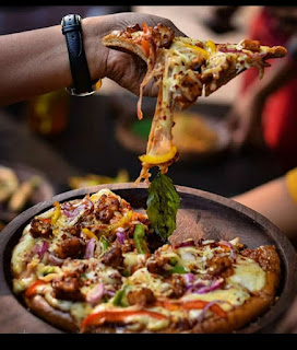 Paneer masala pizza