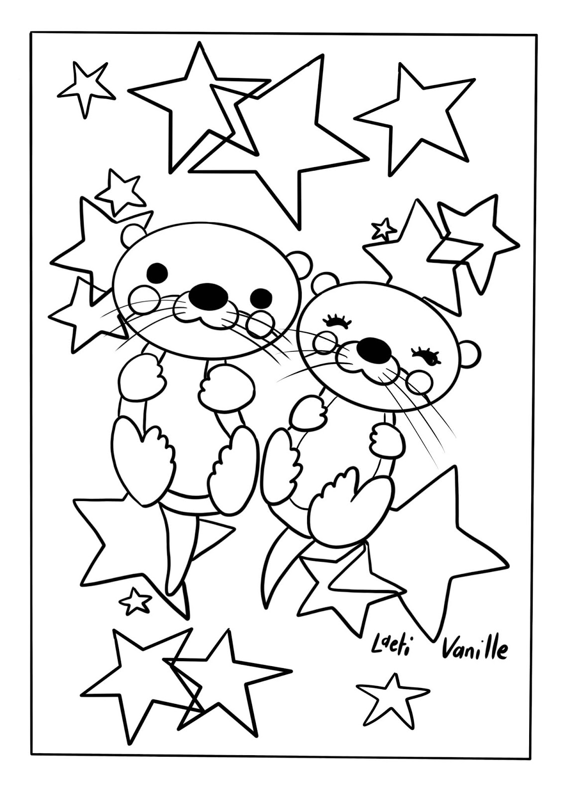 LaetiVanille: Coloriage animaux