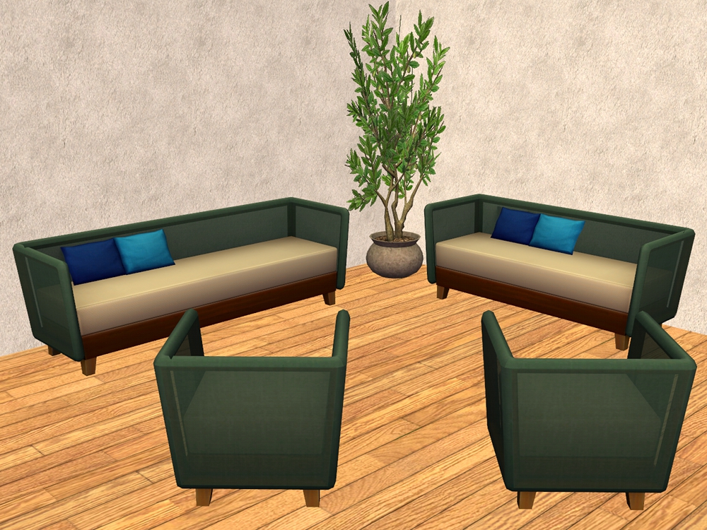 living room set sims 2