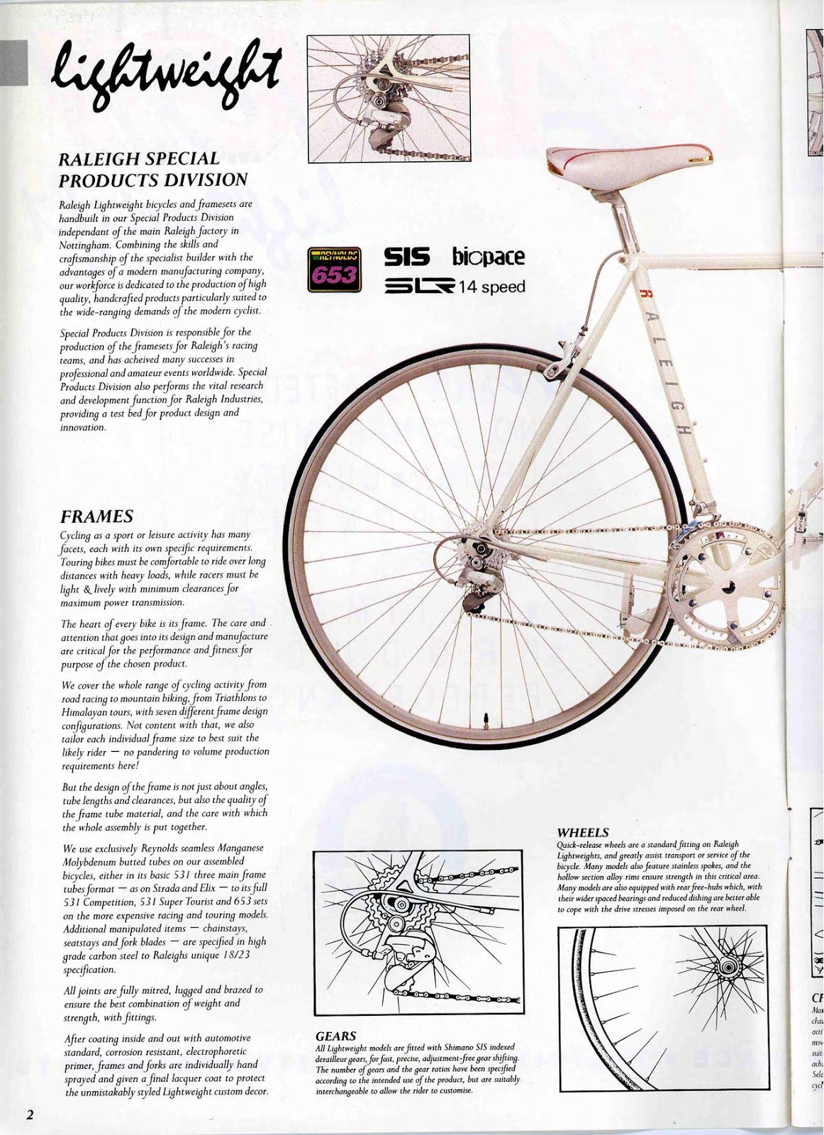 CATALOGUES RALEIGH RALEIGH 1989