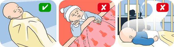 طريقة نوم الطفل الرضيع موضوع