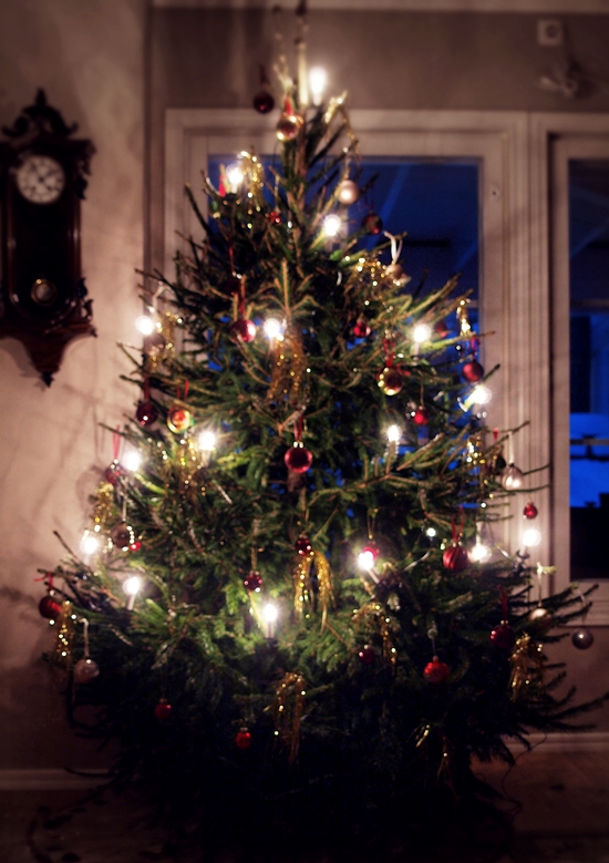 änglahår julgran Bella och Villa Alén: Vår julgran