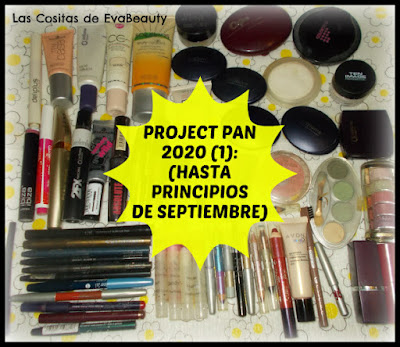 Project Pan Maquillaje 2020 (1): Hasta principios de Septiembre