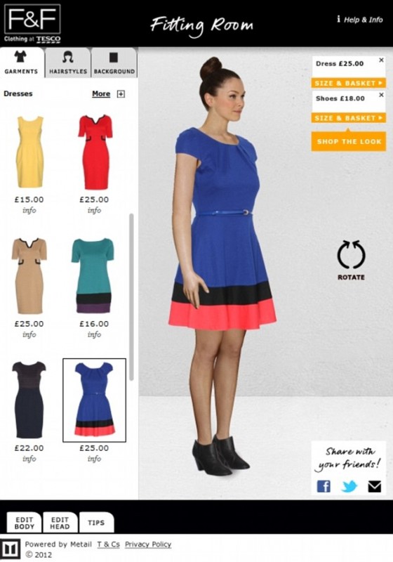 Tech Guide Tesco virtual fitting room lets you try clothes online