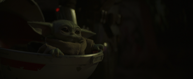Baby Yoda Looks Out In Season 2 The Mandalorian Chapter 9 Disney Plus