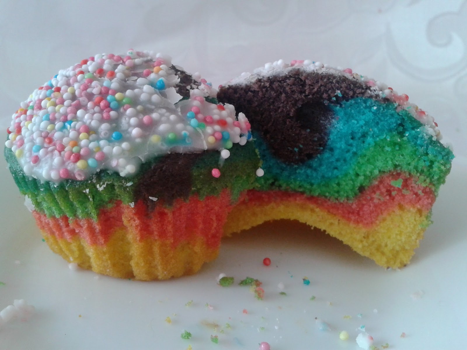 Dream Color Cakes: Bunte Limo Muffins - Kolorowe mafinki