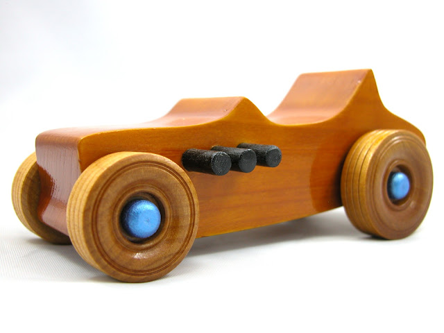 Wooden Toy Car - Hot Rod Freaky Ford - 1927 Ford - Bucket-T - T-Bucket - 572786417