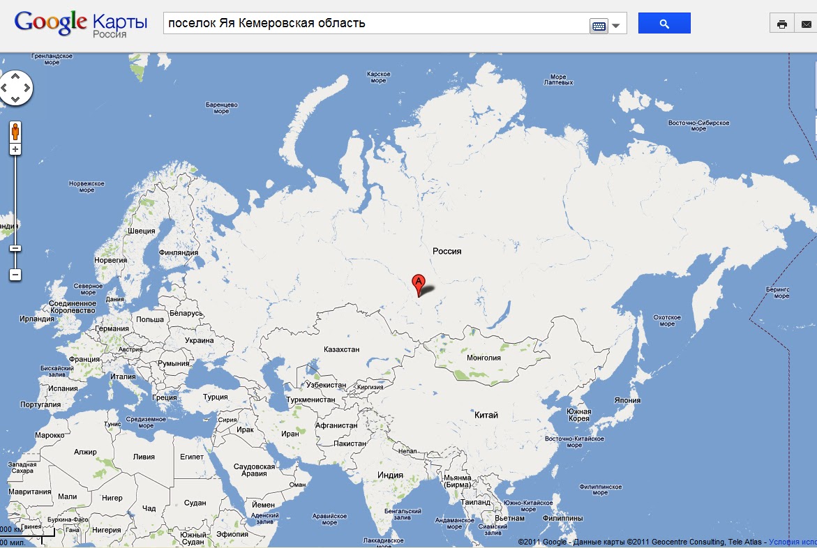 Google покажи карты. Гугл карты. Карта России с названиями городов. Города России на букву к. Город Яя на карте.