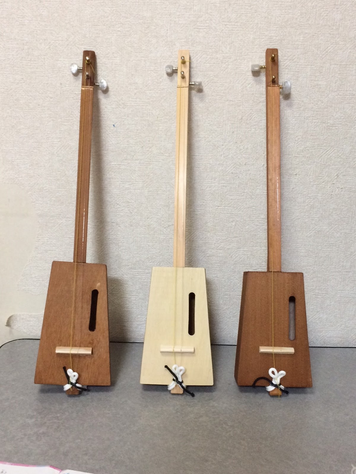 左大文字流 三線 三味線をコードで演奏 The Sanshin Chord Blog 手作り楽器 Pocketrock ３種を製作しました