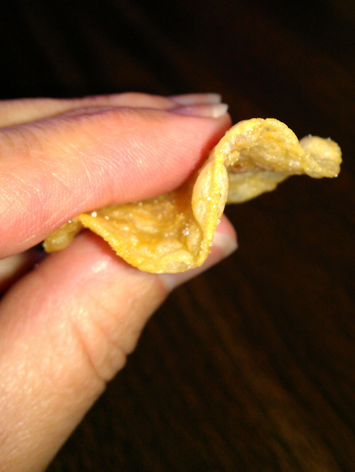 One Foot In Front of the Other Running with Potato Chips