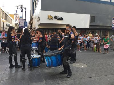 Centro de Lima. Perú. Batucada