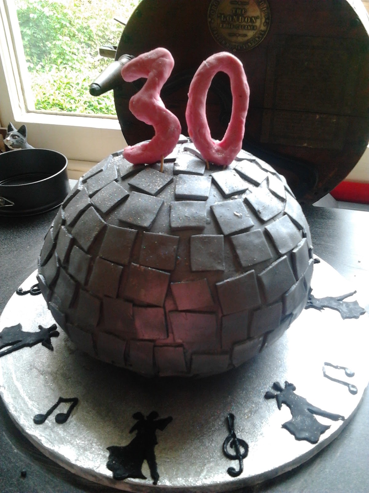 Cobble & Gobble Strictly Come Dancing Party Glitter Ball Birthday Cake