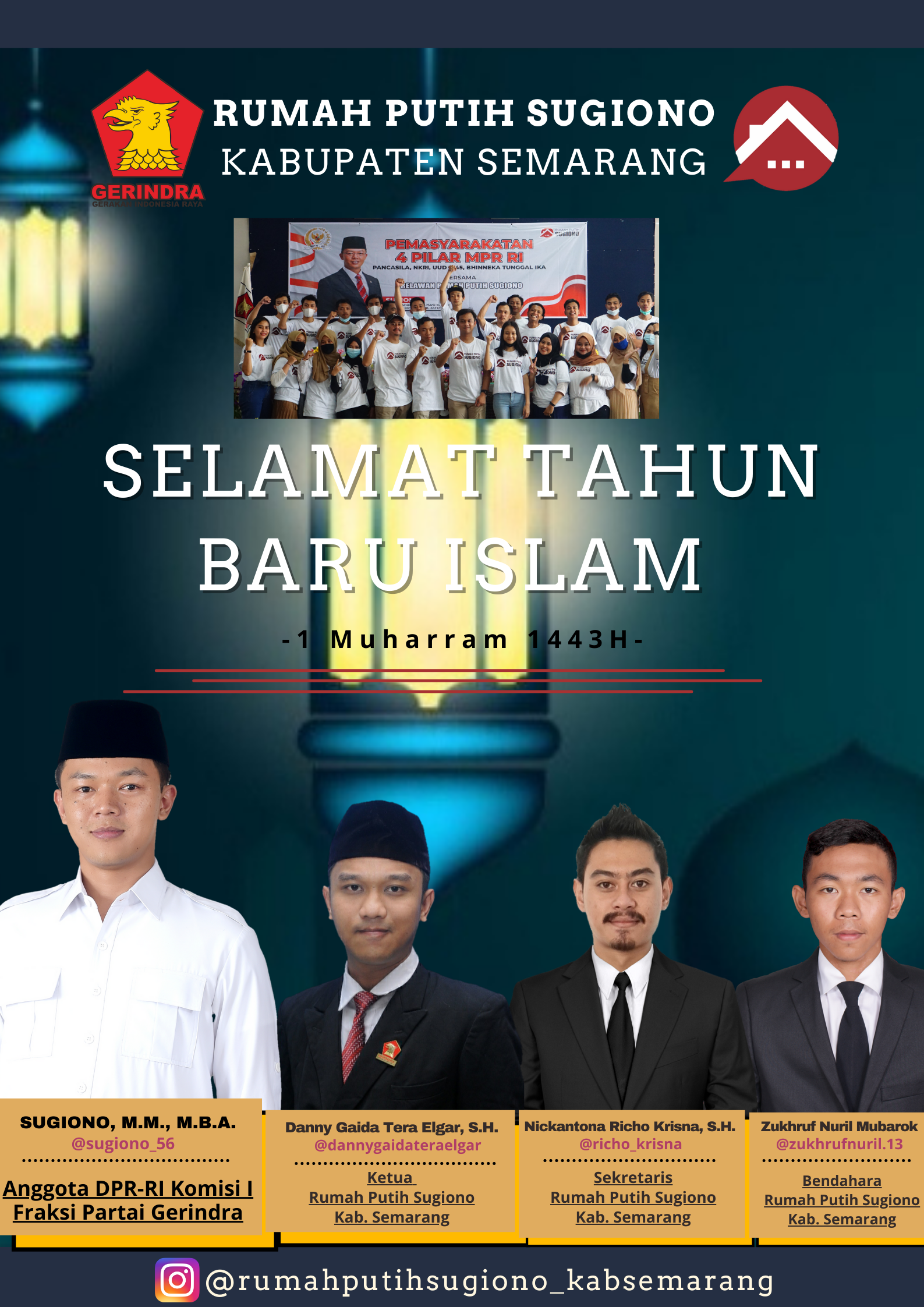 Kader Muda Partai Gerindra Kabupaten Semarang, Provinsi Jawa Tengah.