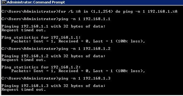 Decline Systems: IP Port Scanning From Windows Command-line