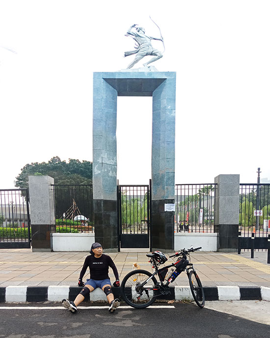 Wisata gowes bersepeda di Jakarta. (Dokpri)