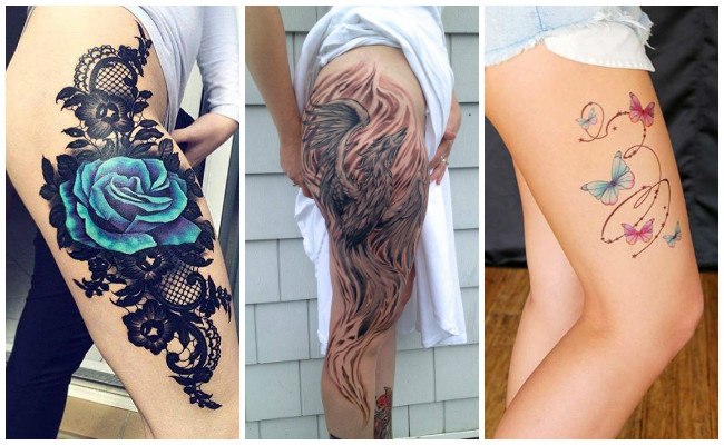 Tatuaje en pierna de mujer Tattoos: Significados 3