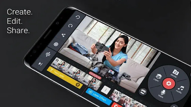 Create, edit and share Kinemaster Mod Apk Happymod