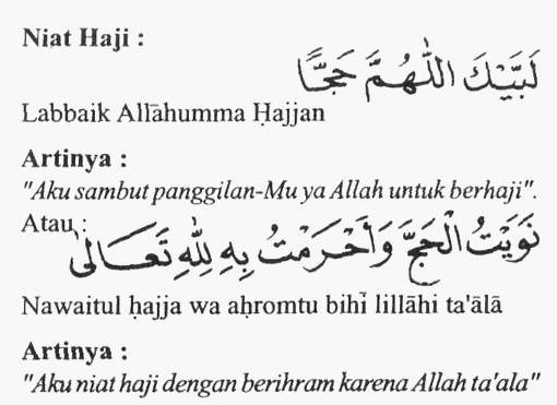 Doa Untuk Umroh Dan Arti Nya