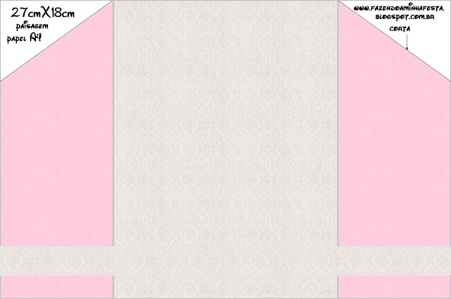 Pink, Lilac and Grey: Free Printable Invitations.