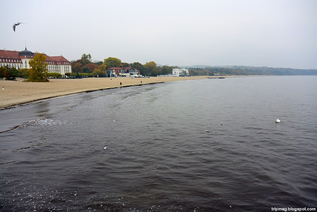 Польша Труймясто Сопот Балтийское море Мол