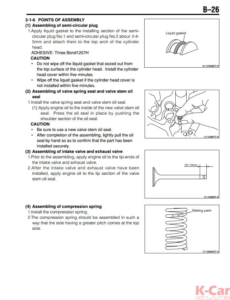 KCar Club Daihatsu JBDET,JBJL Engine repair manual