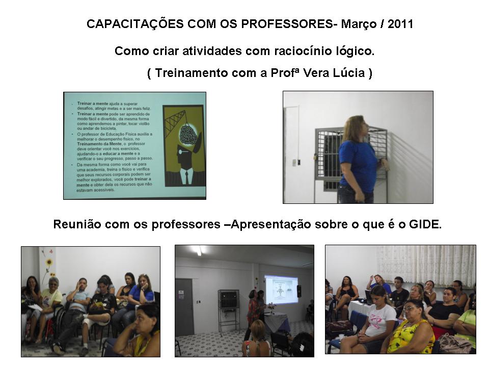 CAPACITAÇÃO DOS PROFESSORES-2011