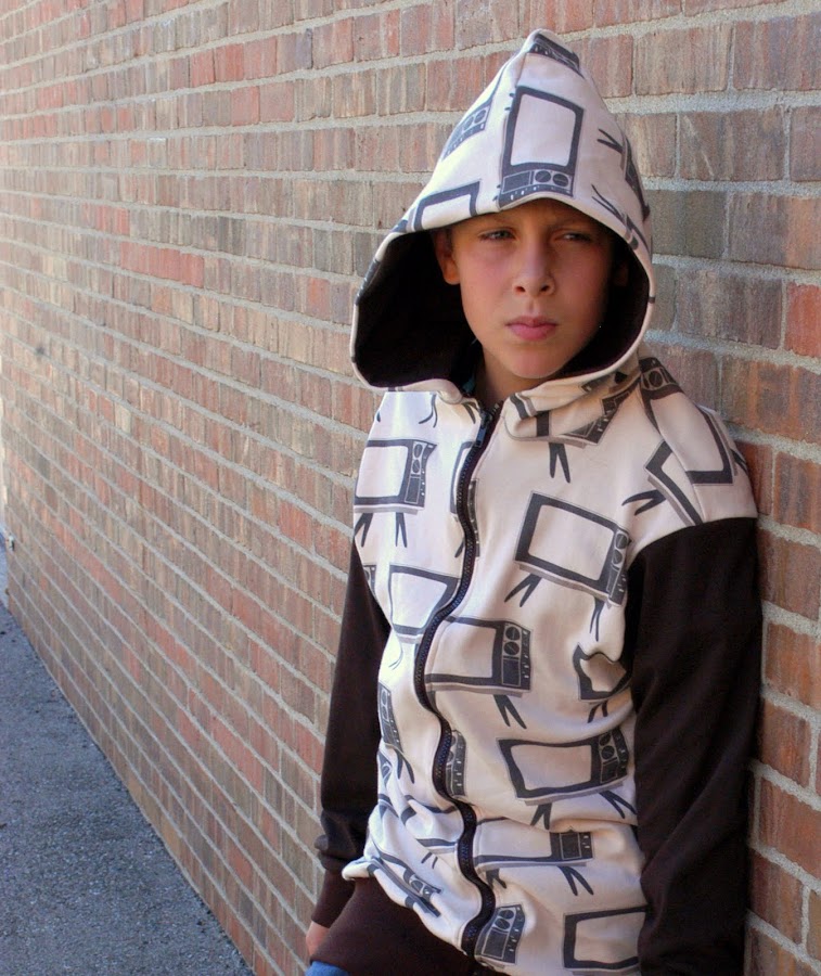 patrón gratis sudadera chico