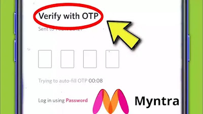 Myntra Otp Code Not Received | Trying to auto-fill otp Login Problem