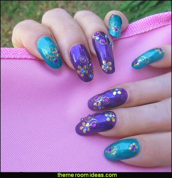 Decorating theme bedrooms Maries Manor nail decals nail stickers