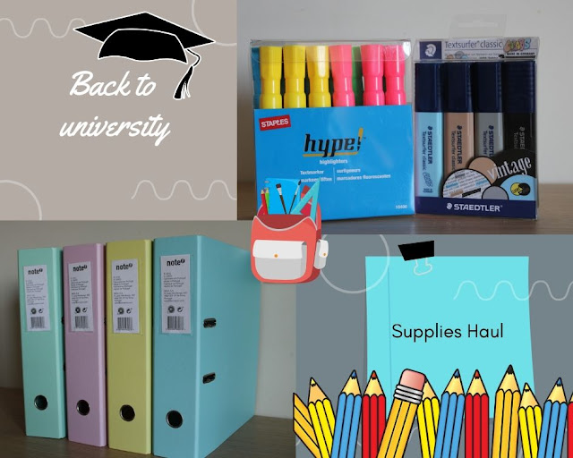 Back to university supplies haul