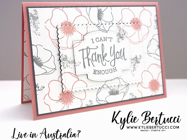 #FASTCRAFTING using the Painted Poppies Bundle | VIDEO