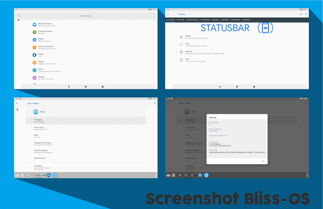 Bliss-OS android Pie di laptop atau PC Bliss-OS android Pie di laptop atau PC