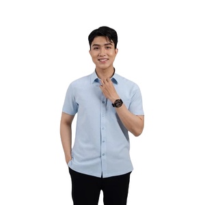 ÁO SƠ MI NGẮN TAY CAO CẤP SỢI NANO 100% THMOS408