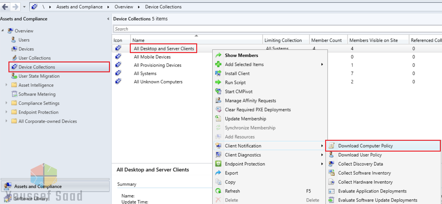 Configuration du contrôle à distance sur SCCM ConfigMgr Youssef Saad SCCM, ConfigMgr