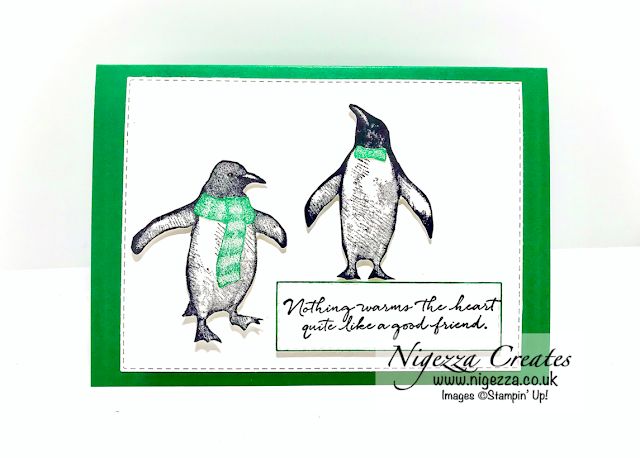 Nigezza Creates  Live With Stampin' Up! Playful Penguins 