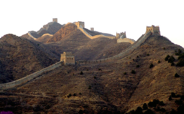 А это уже «туристическая» часть Великой китайской стены рядом с Пекином.