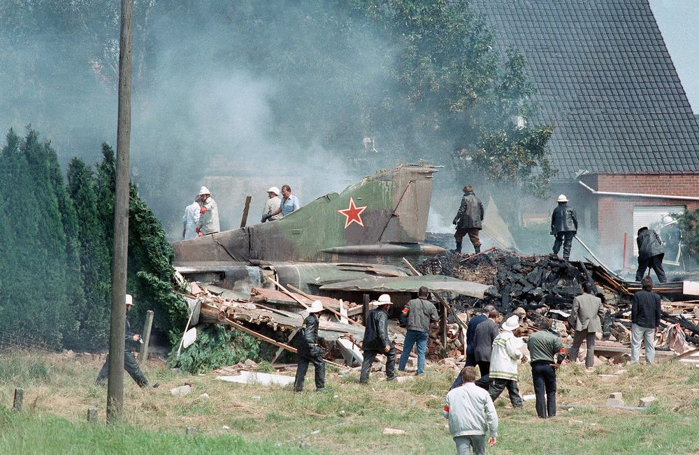 1989 Belgium MiG-23 crash