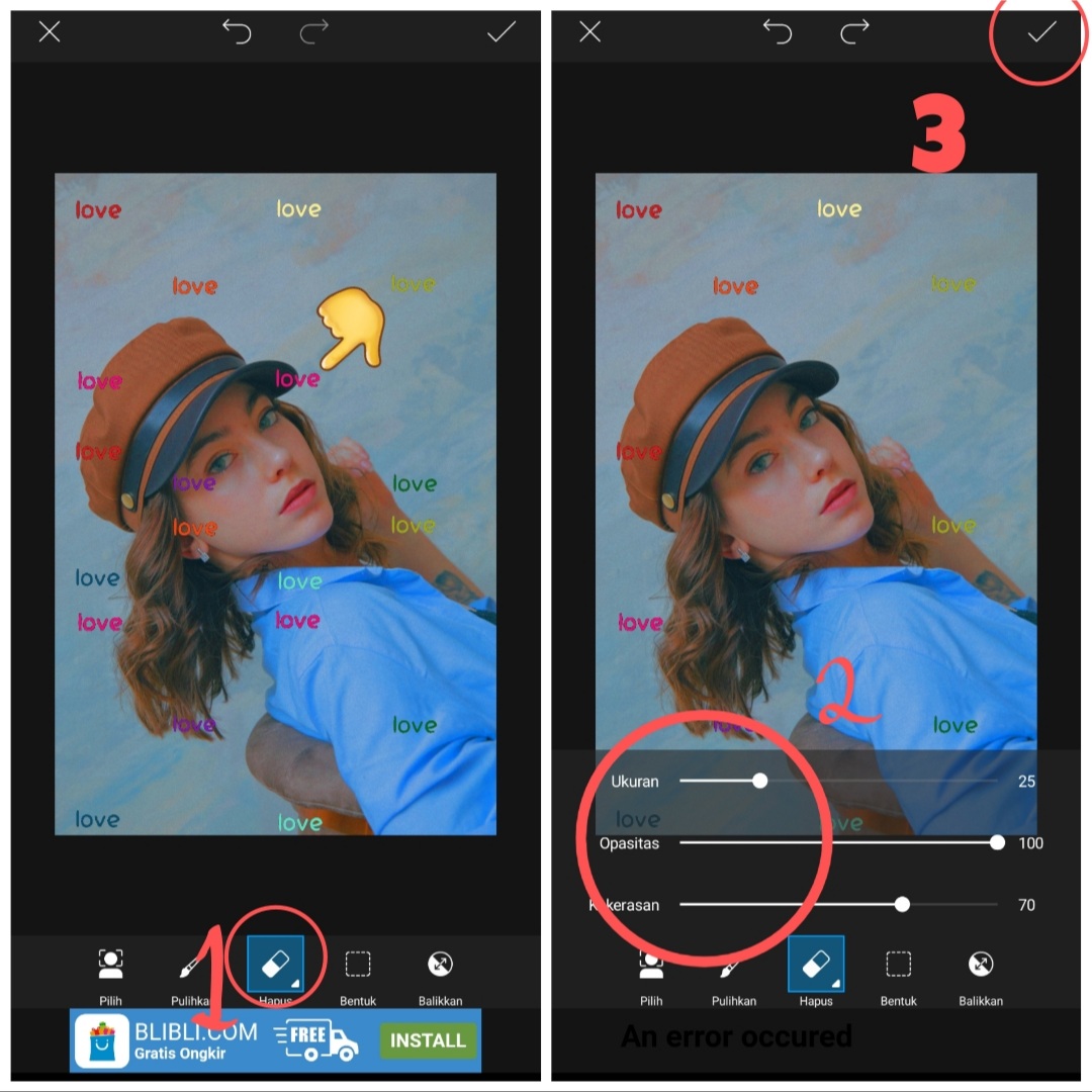 Cara Edit Foto Indie Kid Filter by Picsart (Picsart Tutorial