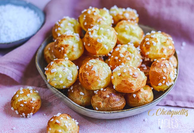 Chouquettes au sucre perlé